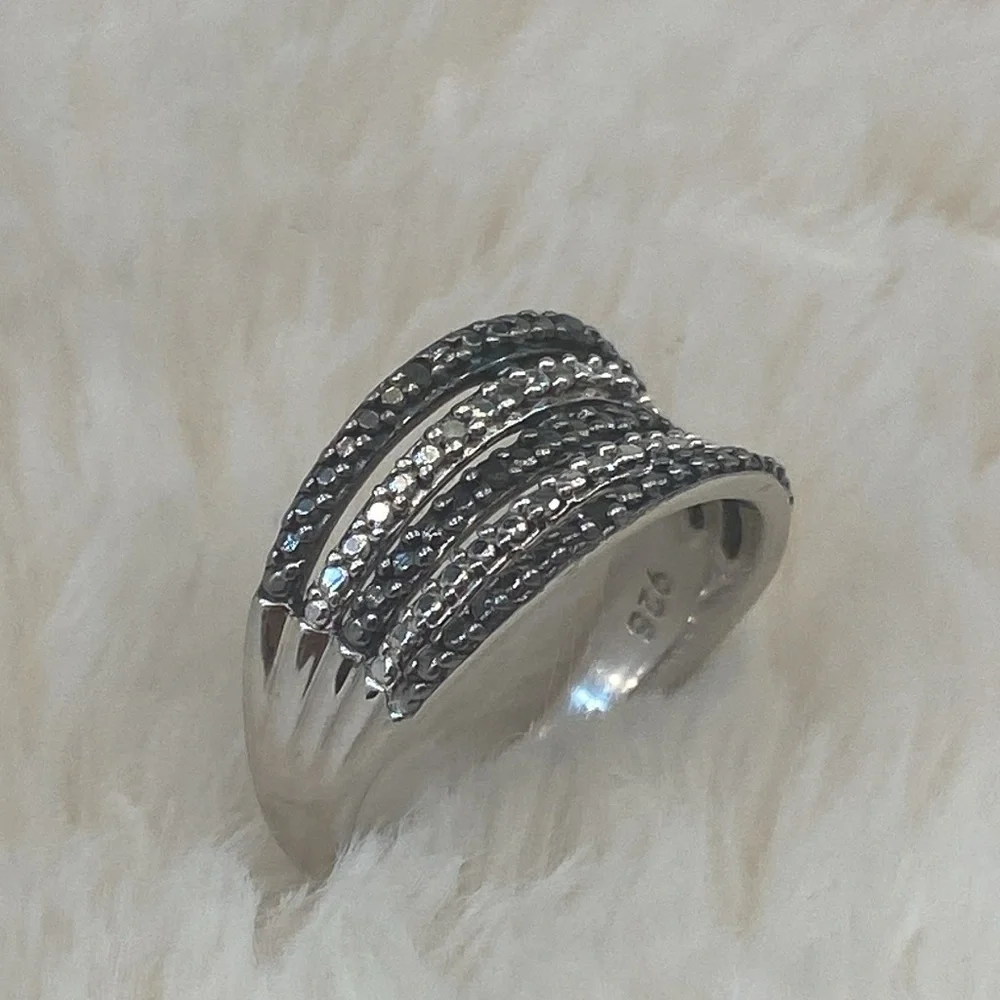 Black & White Diamond Ring